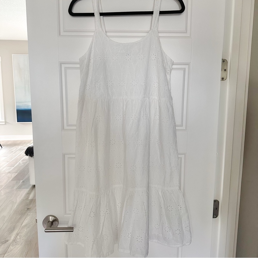 Lucky Brand White Eyelet Dress